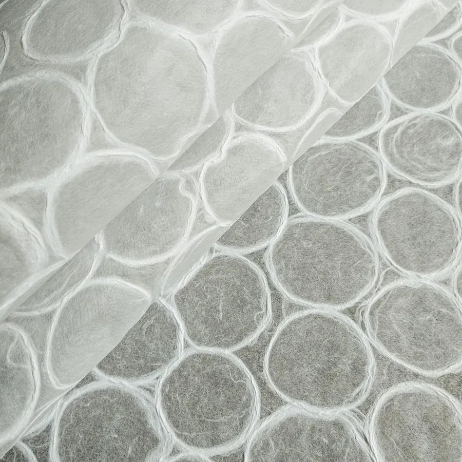 White Handmade Beehive Mulberry Paper — handmade paper sheet