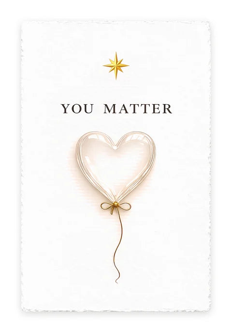 YOU MATTER One-Liner card